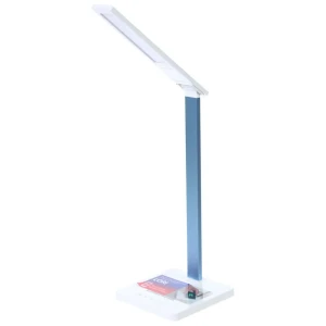Рабочая лампа настольная светодиодная «Lori», цвет бело-голубой