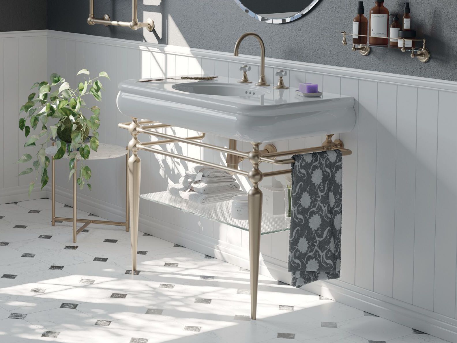 Керамическая подвесная раковина BLEU PROVENCE Romantica ARCH-00056960