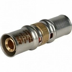 Муфта соединительная STOUT 16х2,0 мм под пресс
