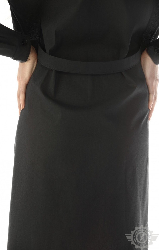 61680 Халат женский темный  Одежда для обслуживающего персонала  размер 56-58/170-176 Спецодежда  - Вид №9