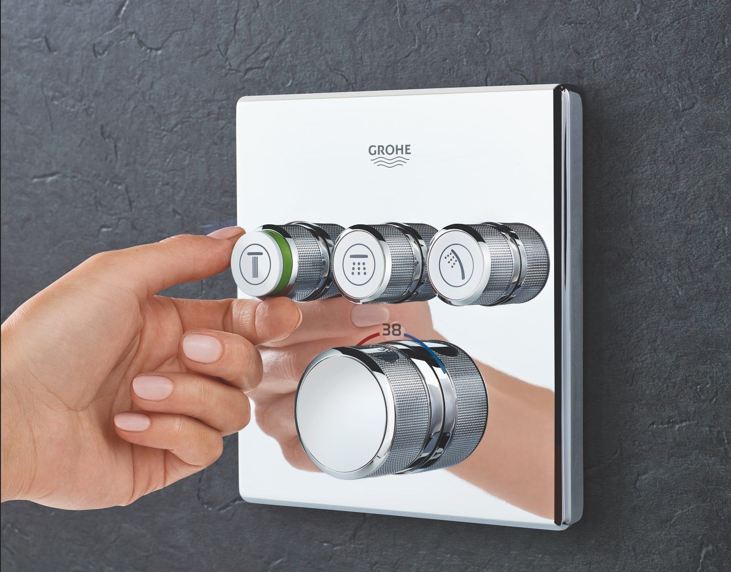 3-ходовой термостатический смеситель Grohe Grohtherm SmartControl ARCH-00128873 - Вид №16
