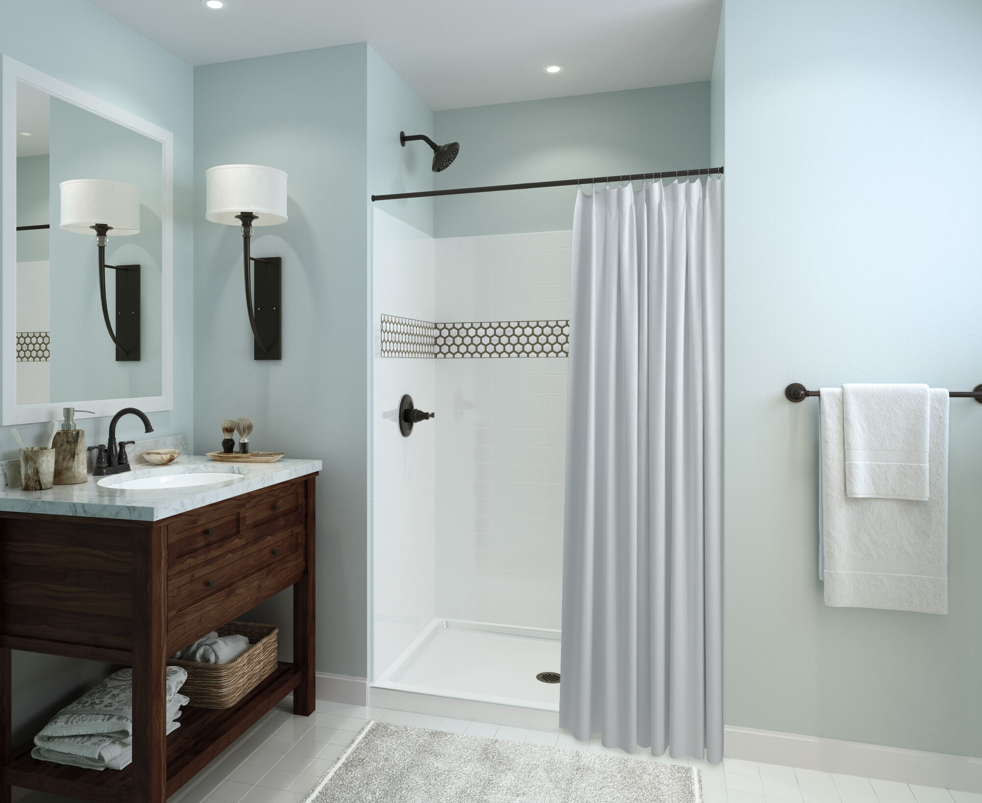 Монитор серии 14 для ванны и душа Delta Faucet Porter 144984C-OB-A - Вид №9