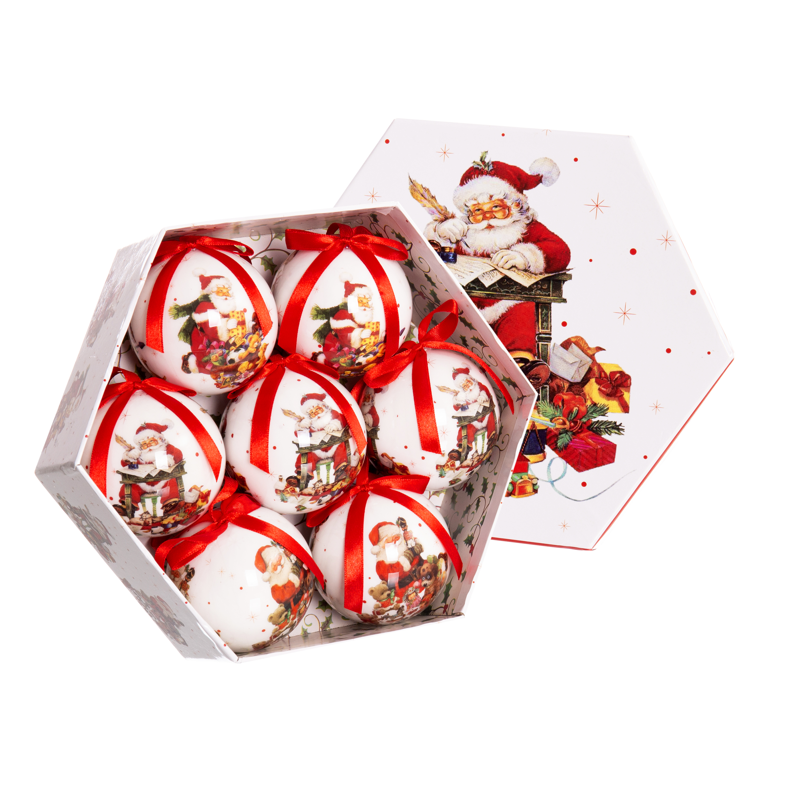 DZ-116-380 ЕЛОЧНАЯ ИГРУШКА, НАБОР 7 ШТ TO4ROOMS  - Вид №1