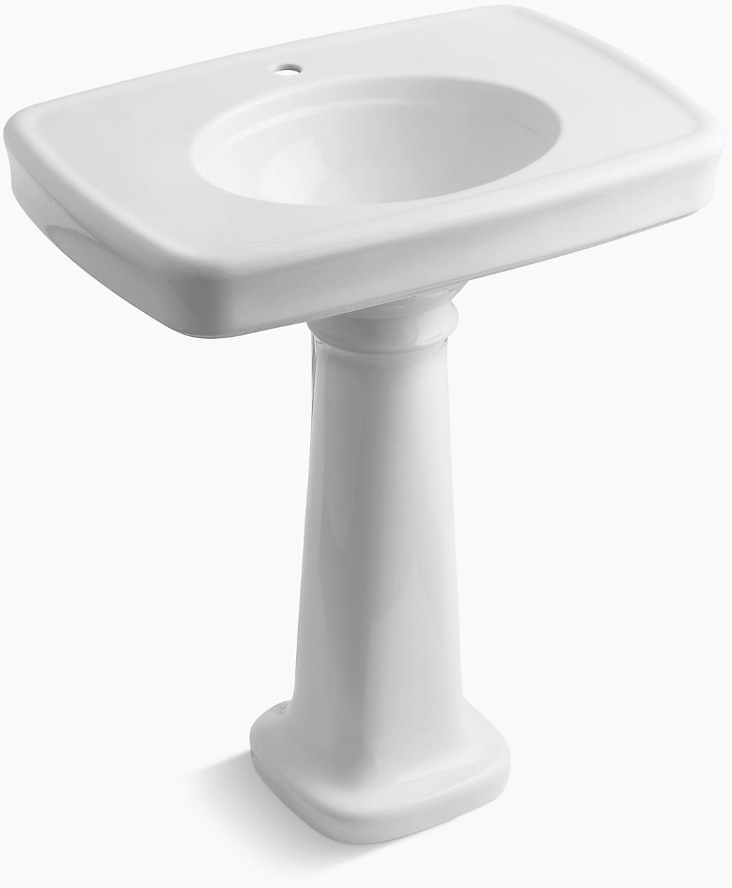 K-2347-1-47 Напольная раковина стоящая прямоугольная Kohler  - Вид №1