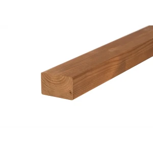 Реечная панель прямоугольник дерево цвет натуральный 1000x40x18 мм
