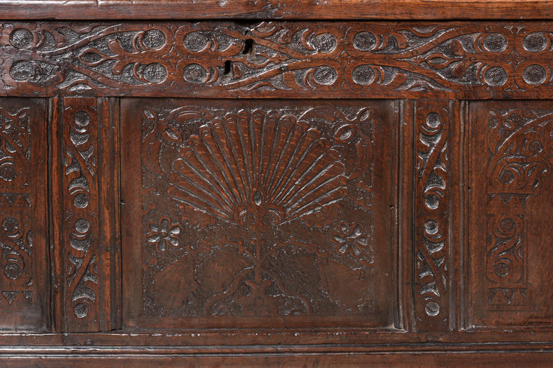 SOR27550 Дубовый сундук с панелями ijlbrown  - Вид №5