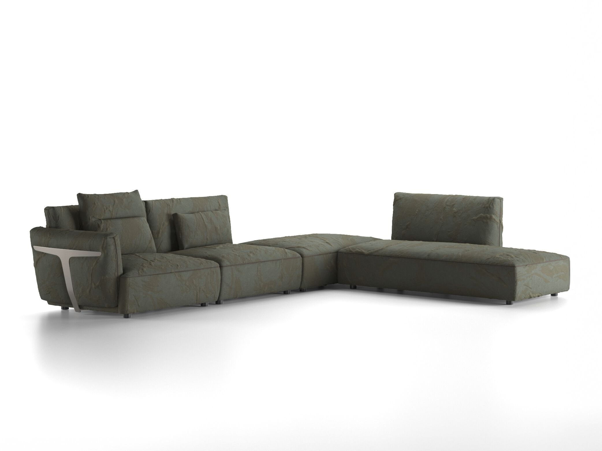 Угловой диван из ткани Natuzzi Italia Герман ARCH-00017088 - Вид №3