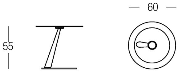 NAOS Круглый журнальный столик из хрусталя sun-id-1505807 - Вид №2