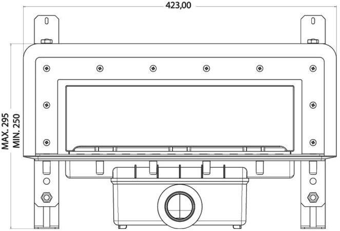 Redi Душевой лоток настенный Nicoll Ni14315, ni14316, ni14317 - Вид №1