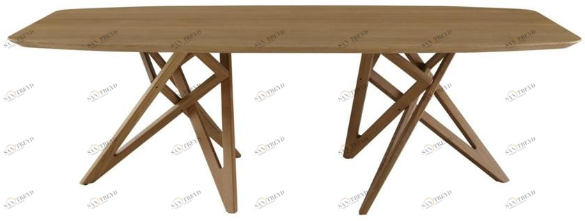 Ligne Roset Прямоугольный деревянный обеденный стол  005cft5c-005hft5s 