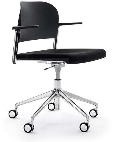 Diemmebi Офисный стул из переработанного полипропилена и металла Makeup sun-id-1463316 - Вид №1