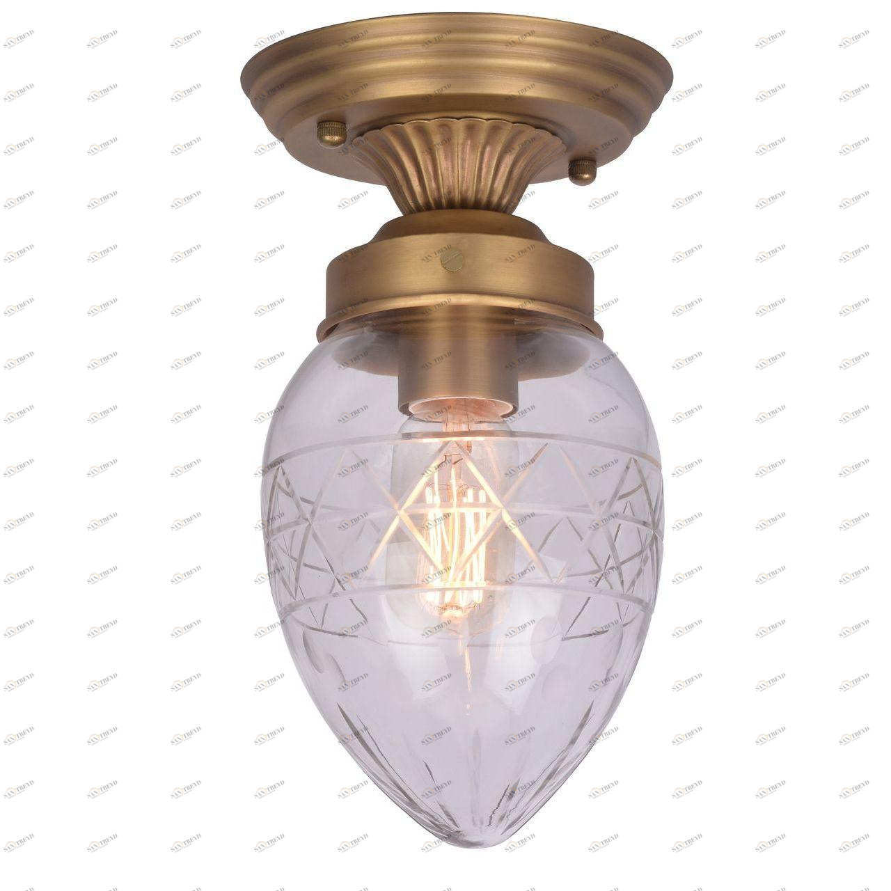 Потолочный светильник Arte Lamp Faberge A2304PL-1SG ARTE LAMP FABERGE 103218 Золото;прозрачный 