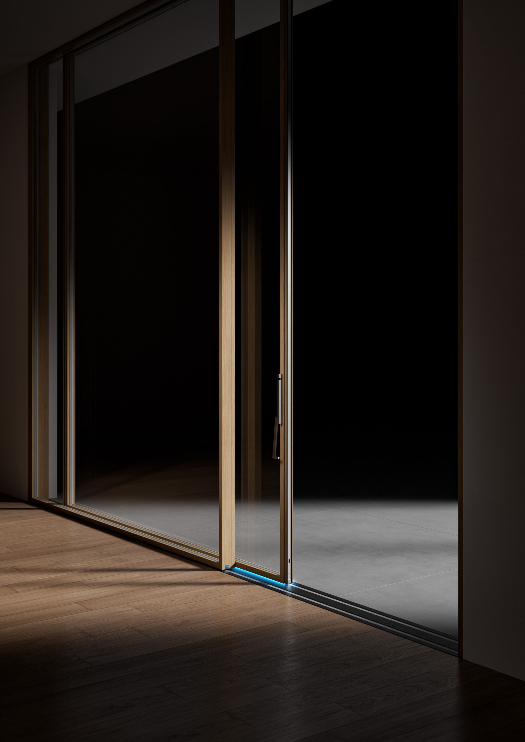 Магнитная левитация деревянная раздвижная дверь-окно Carminati Skyline System ARCH-00014897