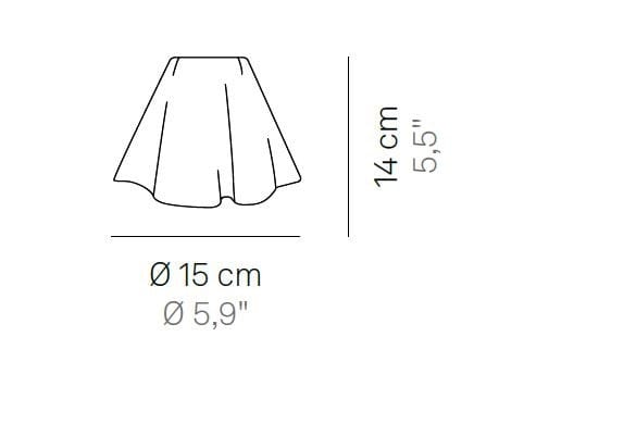 Ткань пирамида ствол абажур Zafferano своп ARCH-00024803 - Вид №3