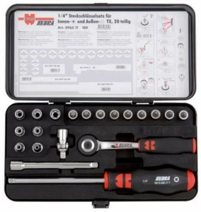 Würth Набор торцевых ключей 1/4 TX Assortimenti chiavi a bussola 096511180