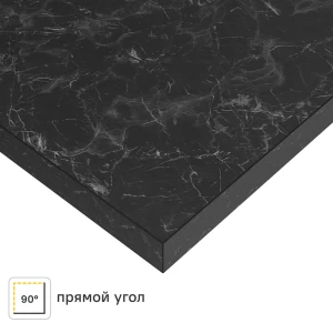 Столешница Delinia Кунгур 120x3.9x60 см HPL/ДСП цвет черный