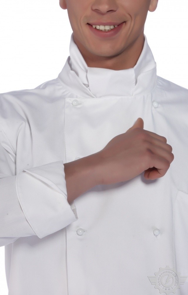 66022 Куртка поварская "Люкс" двубортная  Повар  размер 48-50/182-188 Спецодежда  - Вид №6