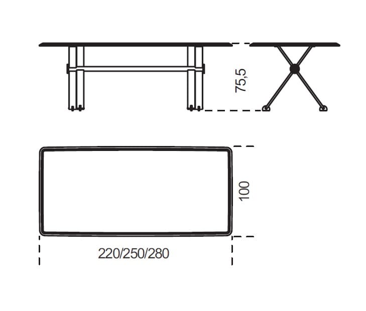 Прямоугольный мраморный стол Gallotti&Radice MAAT ARCH-00054112 - Вид №6