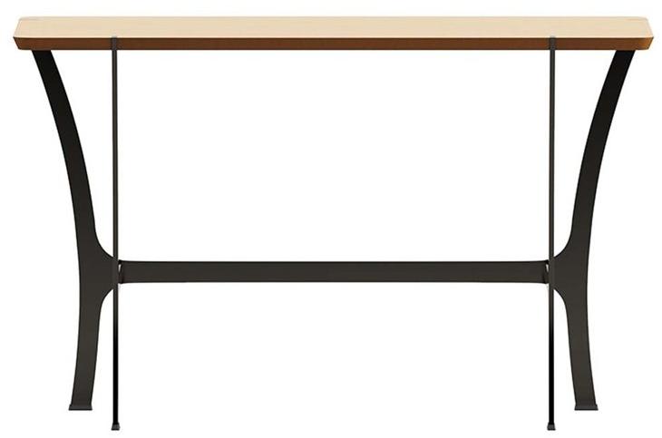 Ersa Прямоугольная деревянная консоль с металлическим основанием Ravel sun-id-1464538 - Вид №1