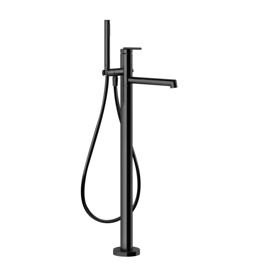 Смеситель для ванны 63528 706 Gessi Ingranaggio ЧЕРНЫЙ МЕТАЛЛ PVD 63528706