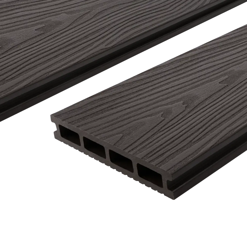 Террасная доска ДПК T-Decks Венге 3000x150x25 мм 89408391 STLM-1566928 - Вид №3