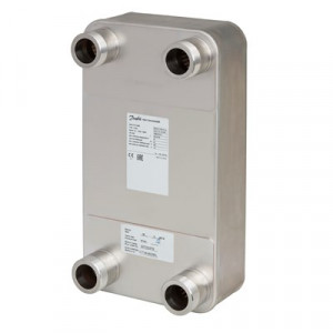 Danfoss Паяный пластинчатый теплообменник серии XB52M-2 XB52M-2-40/40PN25 Паяный ТО G2 004H4544