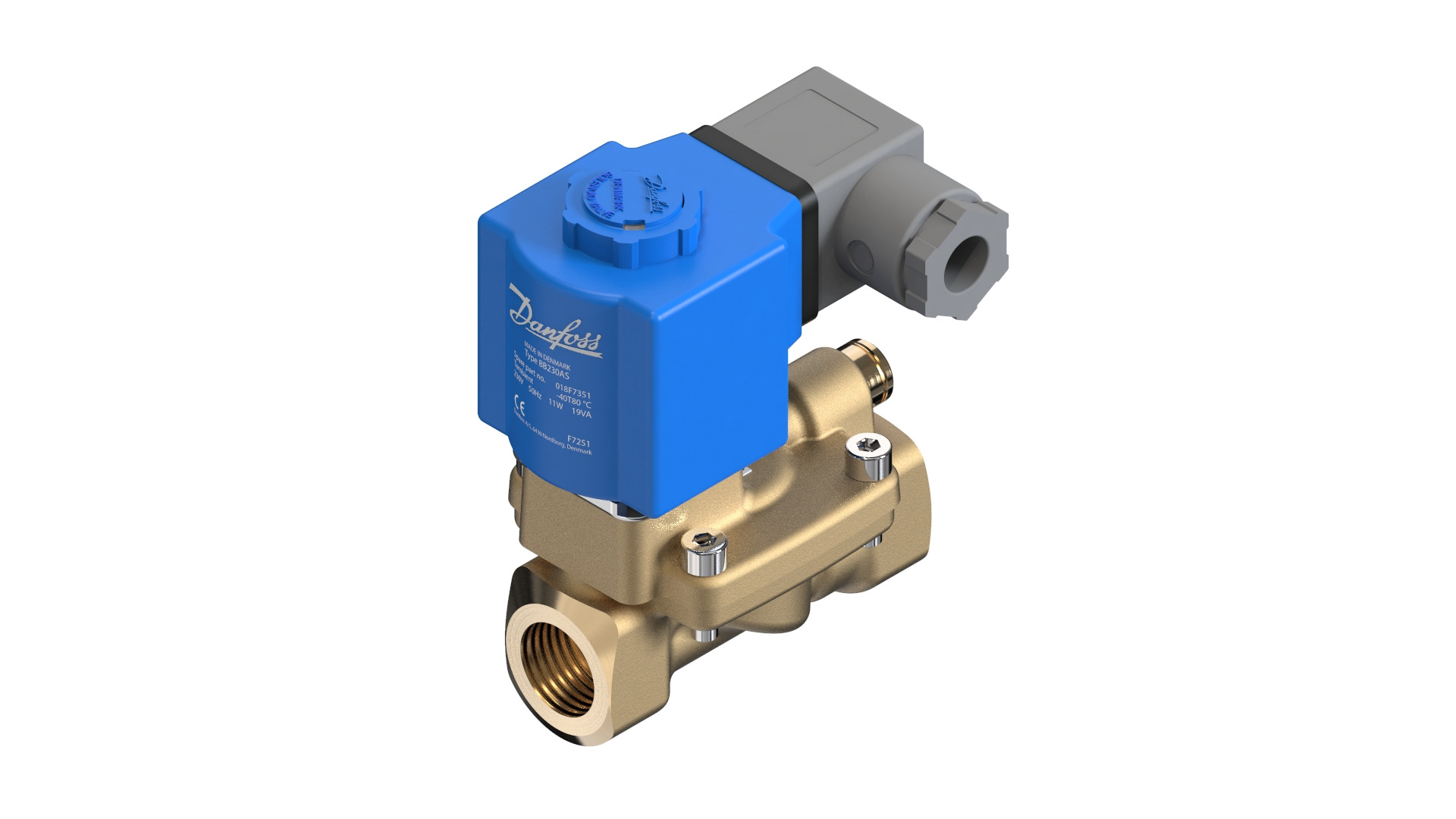 Danfoss EV220B — двухходовые электромагнитные клапаны для общей промышленности Клапан электромагнитный EV220B 032U8508  - Вид №23