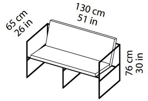 brühl Диван из ткани Grace sun-id-1477142 - Вид №1