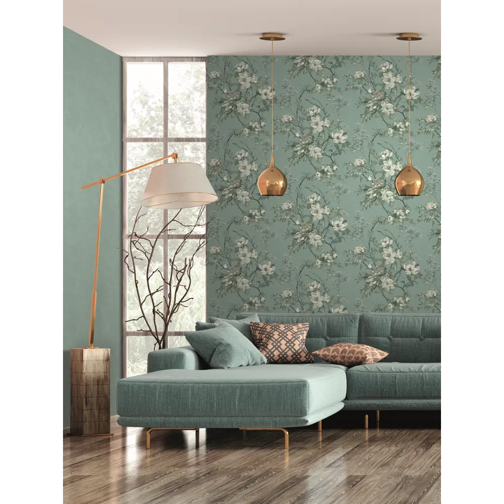 Обои Erismann Tessa зеленые 1.06 м ЭР60191-07 STLM-2151166 - Вид №3