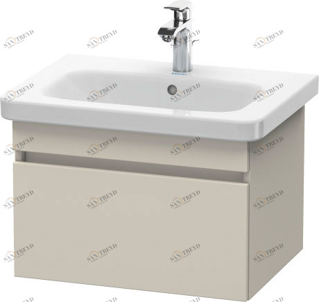 DS638009191 DuraStyle Тумбочка подвесная Серо-коричневый декор Duravit