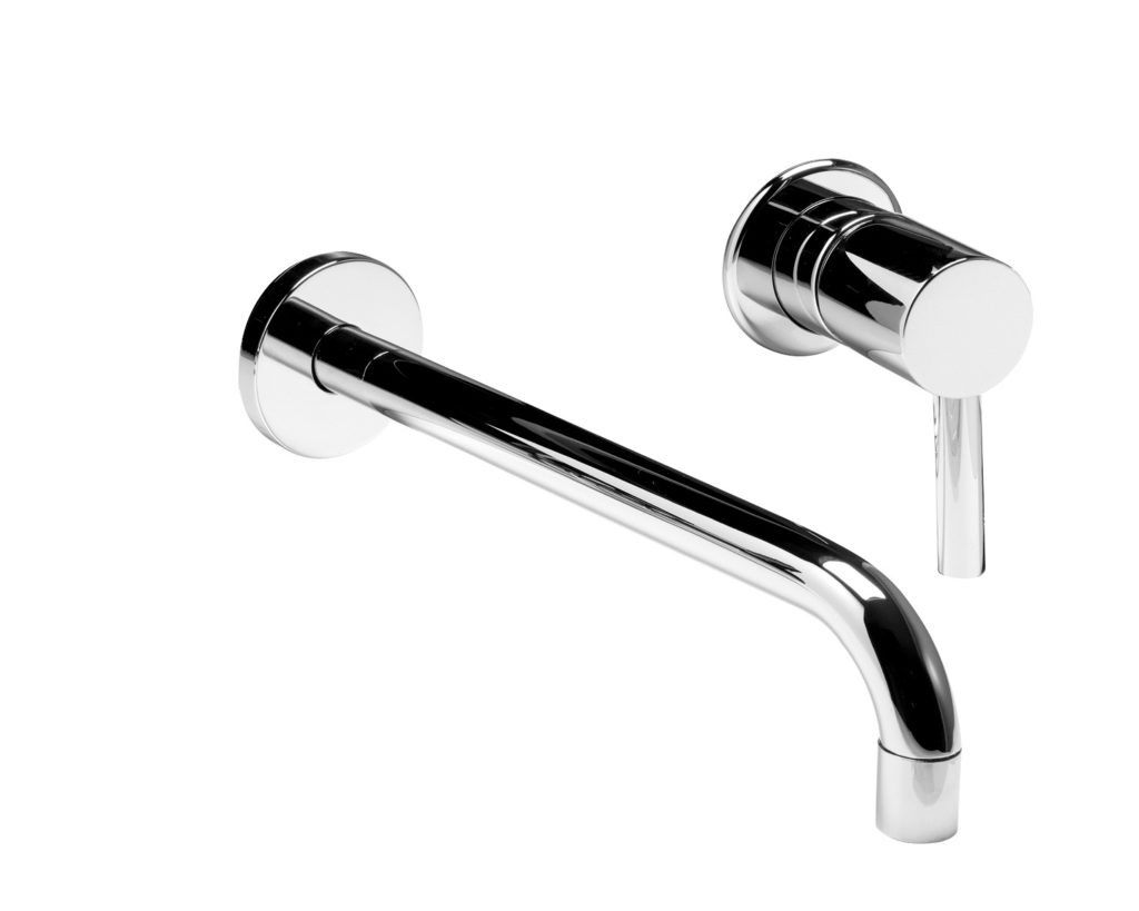 68538 / 2APR Встраиваемый смеситель для раковины с изливом 220 мм, со встроенными соединениями. Bongio On 68538/2APR