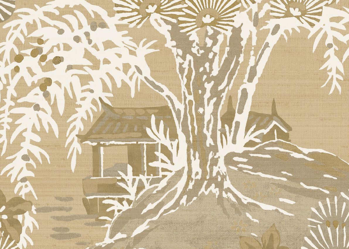 Цветочные узоры нетканые обои Jannelli&Volpi SCALAMANDRÉ ARCH-00054230 - Вид №6