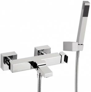 Rubinetterie Mariani Смеситель для ванны настенный однорычажный с ручным душем Polar 230-pa