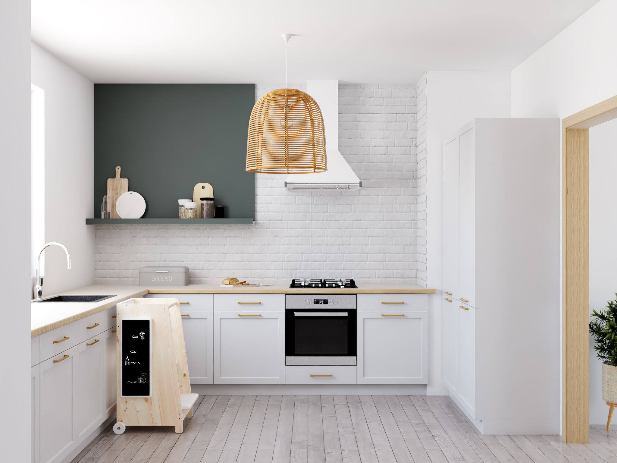 Регулируемая высота деревянный стул Mathy by Bols ASYMETRY ARCH-00149104 - Вид №11