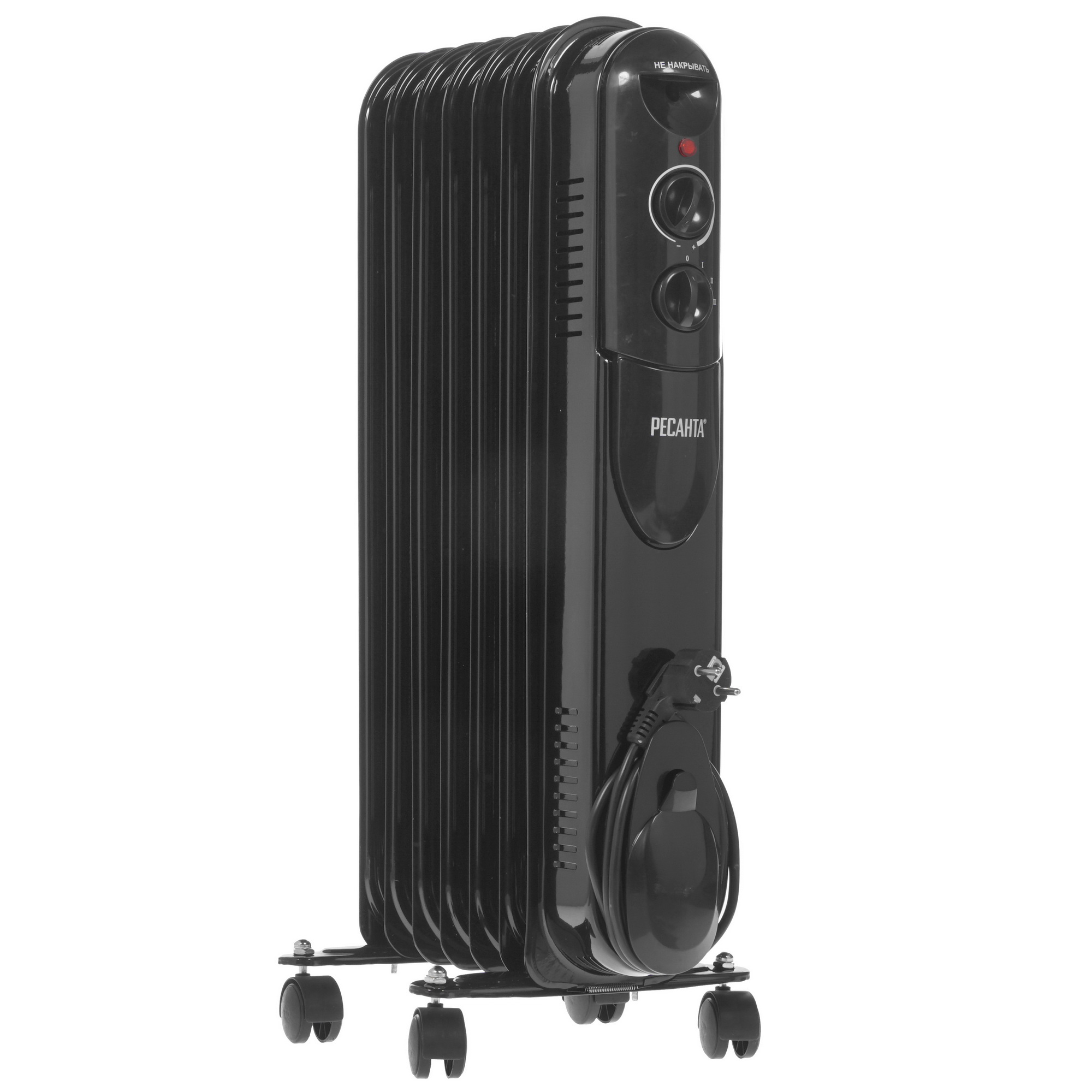 8194832 Масляный обогреватель Ресанта ОМПТ-7НЧ черный STDN-0146659