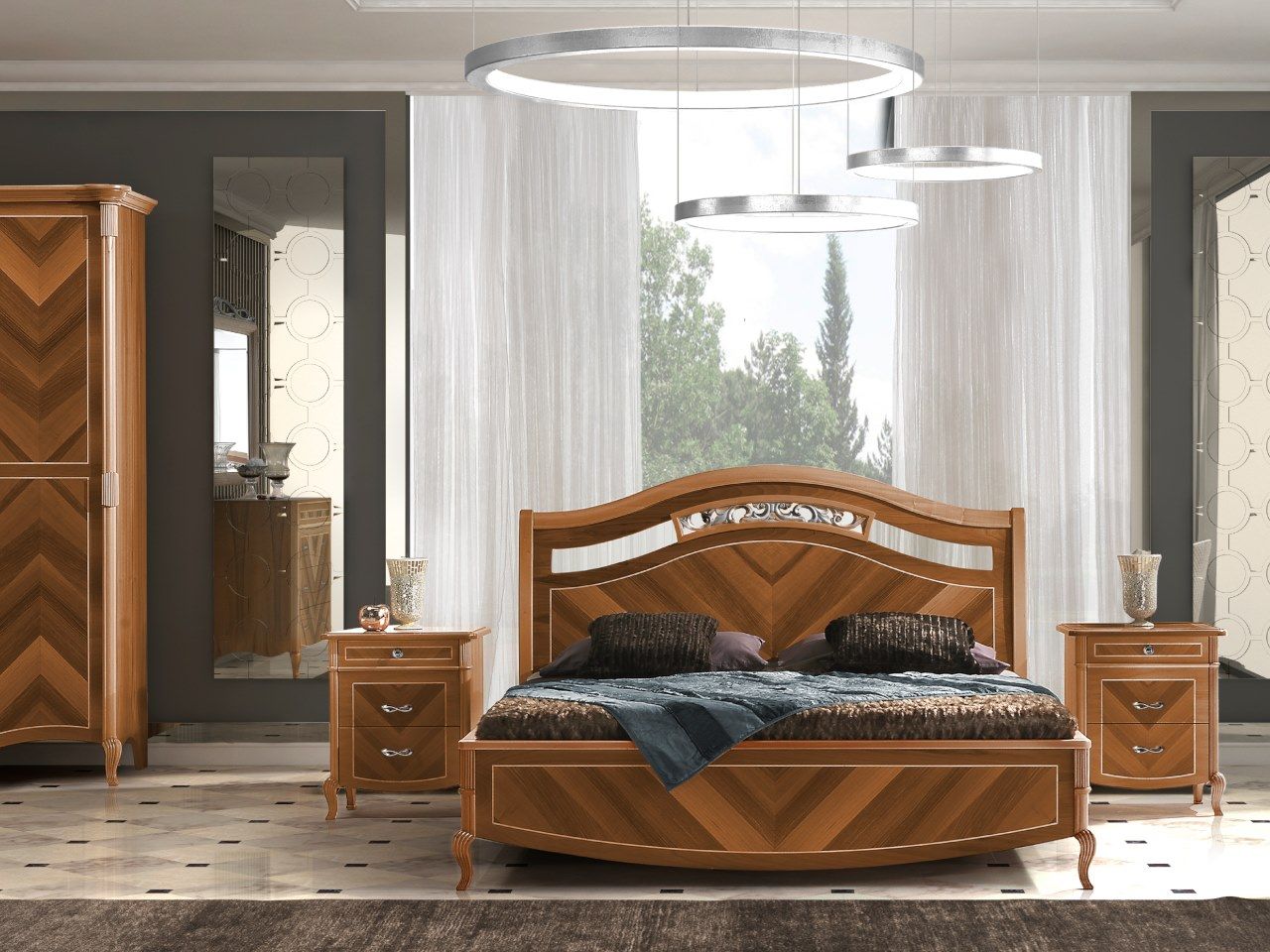 Деревянная кровать размера "king-size" CASA +39 Prestige 2 ARCH-00152430 - Вид №5