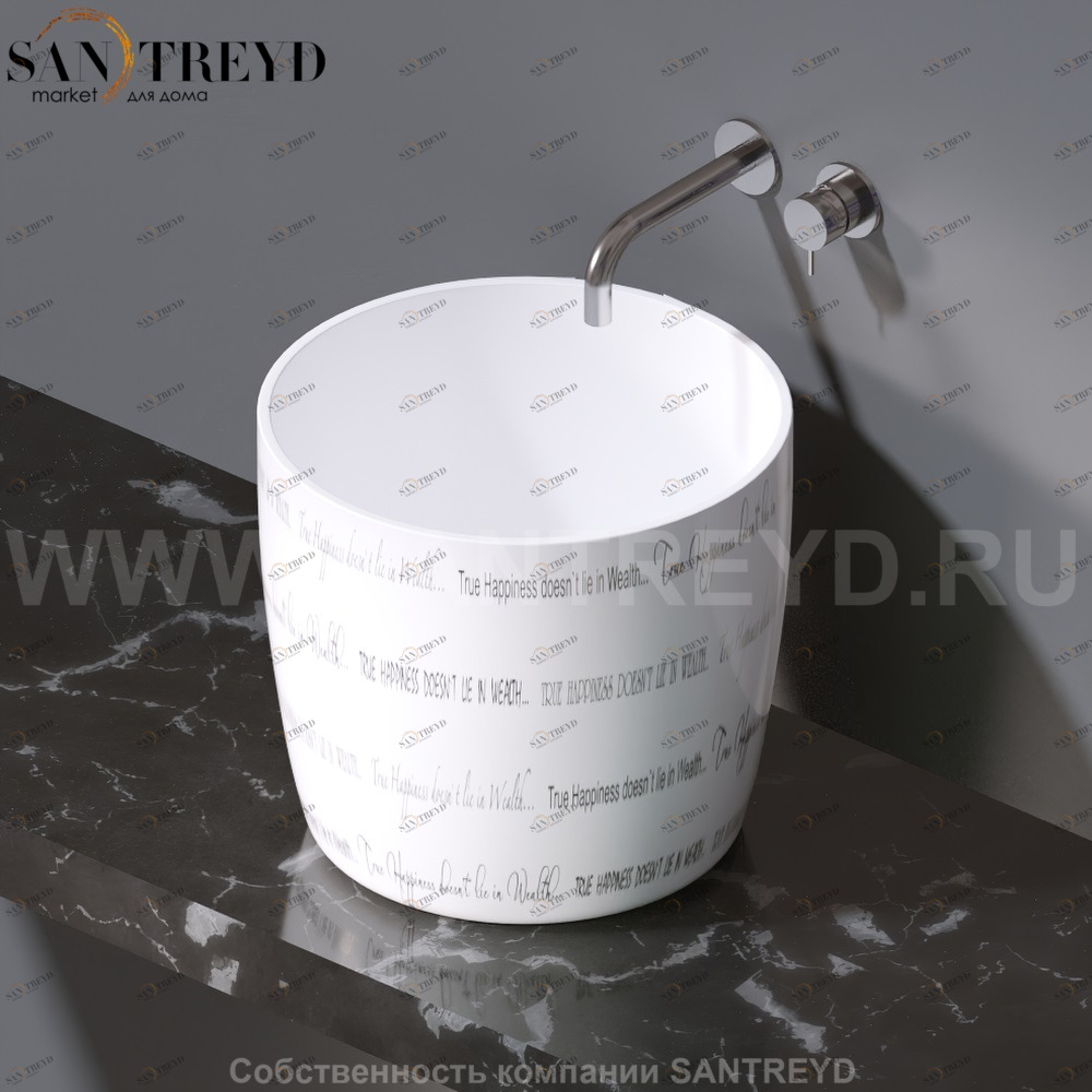 L106.420P Накладная раковина на столешницу  овальная A. e T. Italia PILLAR AeT ITALIA