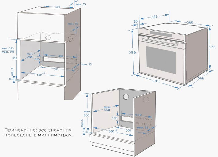 5475859 Электрический духовой шкаф Eigen BO-TK721B черный STDN-0027099 - Вид №11