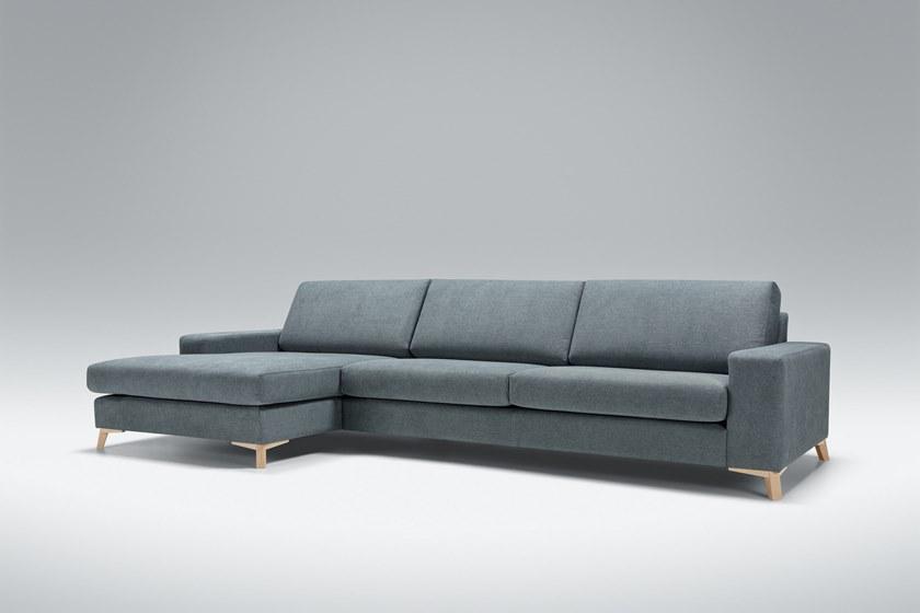 Sits Мягкий 4-х местный тканевый диван с шезлонгом Quattro sun-id-1384321 - Вид №2