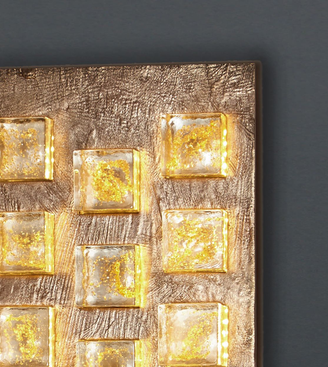 Бронзовый светодиодный настенный светильник OFFICINACIANI ARCH-00039989 - Вид №2