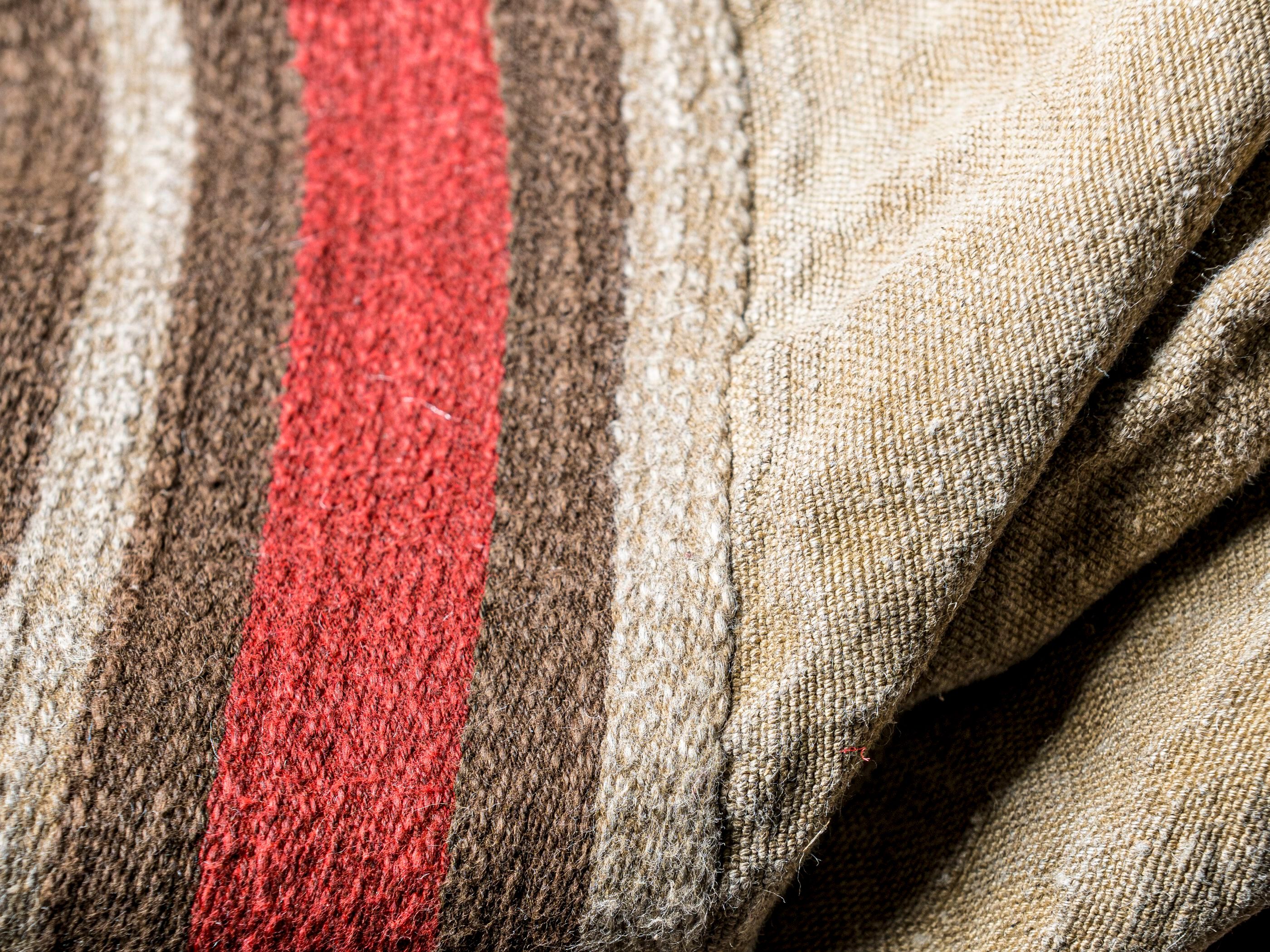 Льняная и хлопковая полосатая ткань The House of Lyria SHABBY ARCH-00033205