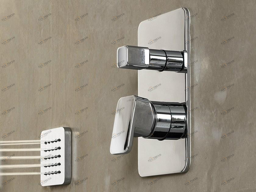 Nobili Rubinetterie Смеситель для душа, однорычажный, с тарелкой Loop Lp90100cr