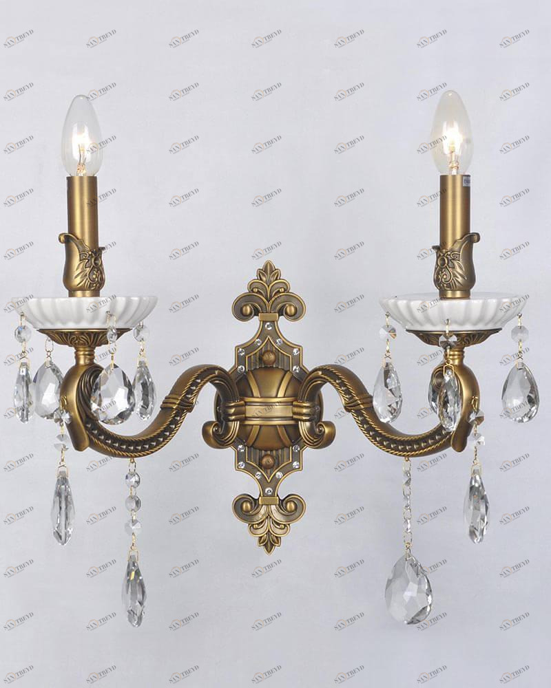 Бра настенное бронзовое Seven Fires "Доротея" 20246.02.05.02 SEVEN FIRES СВЕЧА 00-3931627 Бронза 