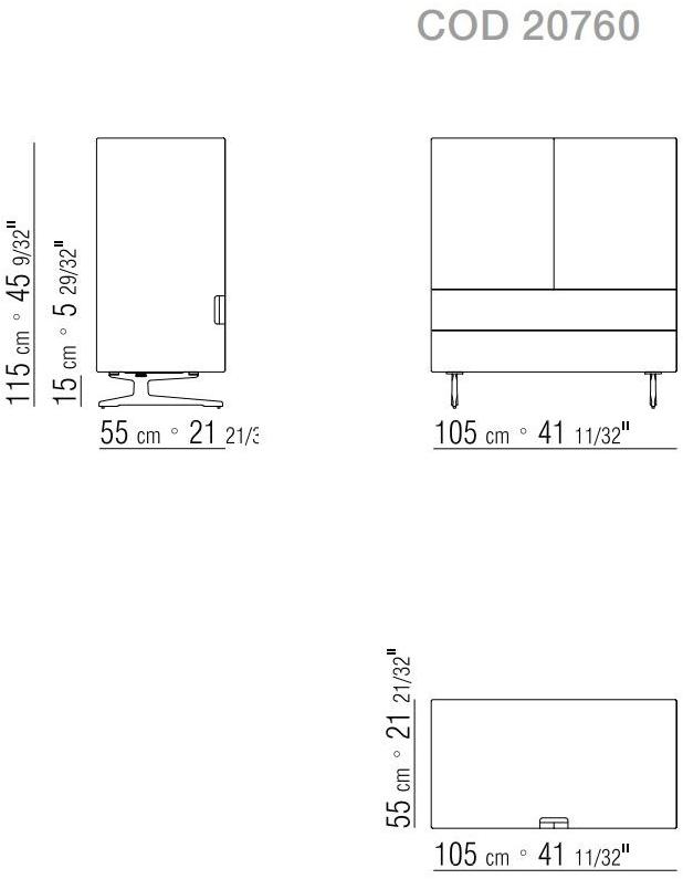 Flexform Тумба из дерева с распашными дверцами Piuma sun-id-1441815 - Вид №3