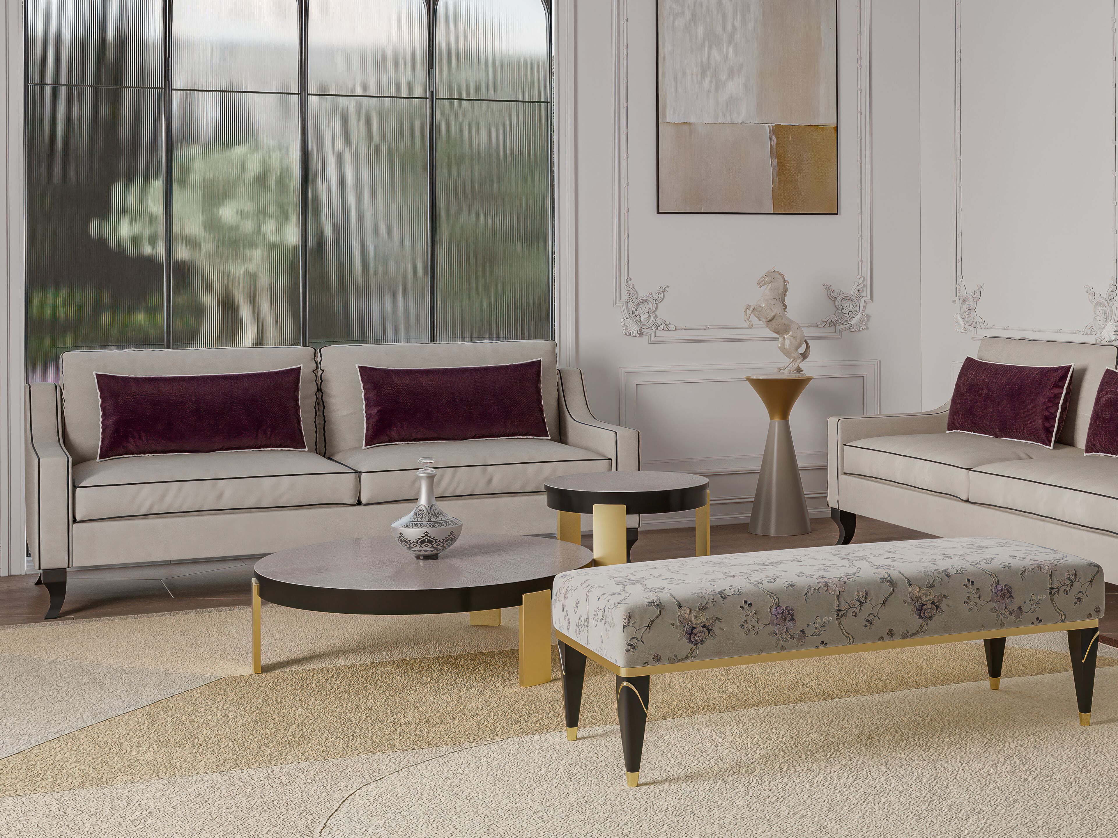 Круглый деревянный журнальный столик GUERRA VANNI Studio Privè ARCH-00093357 - Вид №2