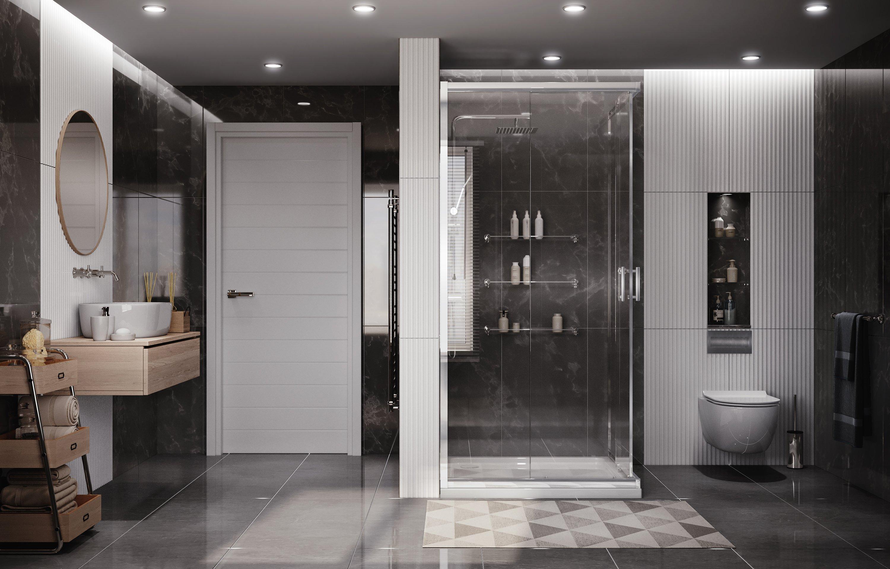 Душевое ограждение Ambassador Kingston 14011103 (1000x1000x2000), 1 место  - Вид №2