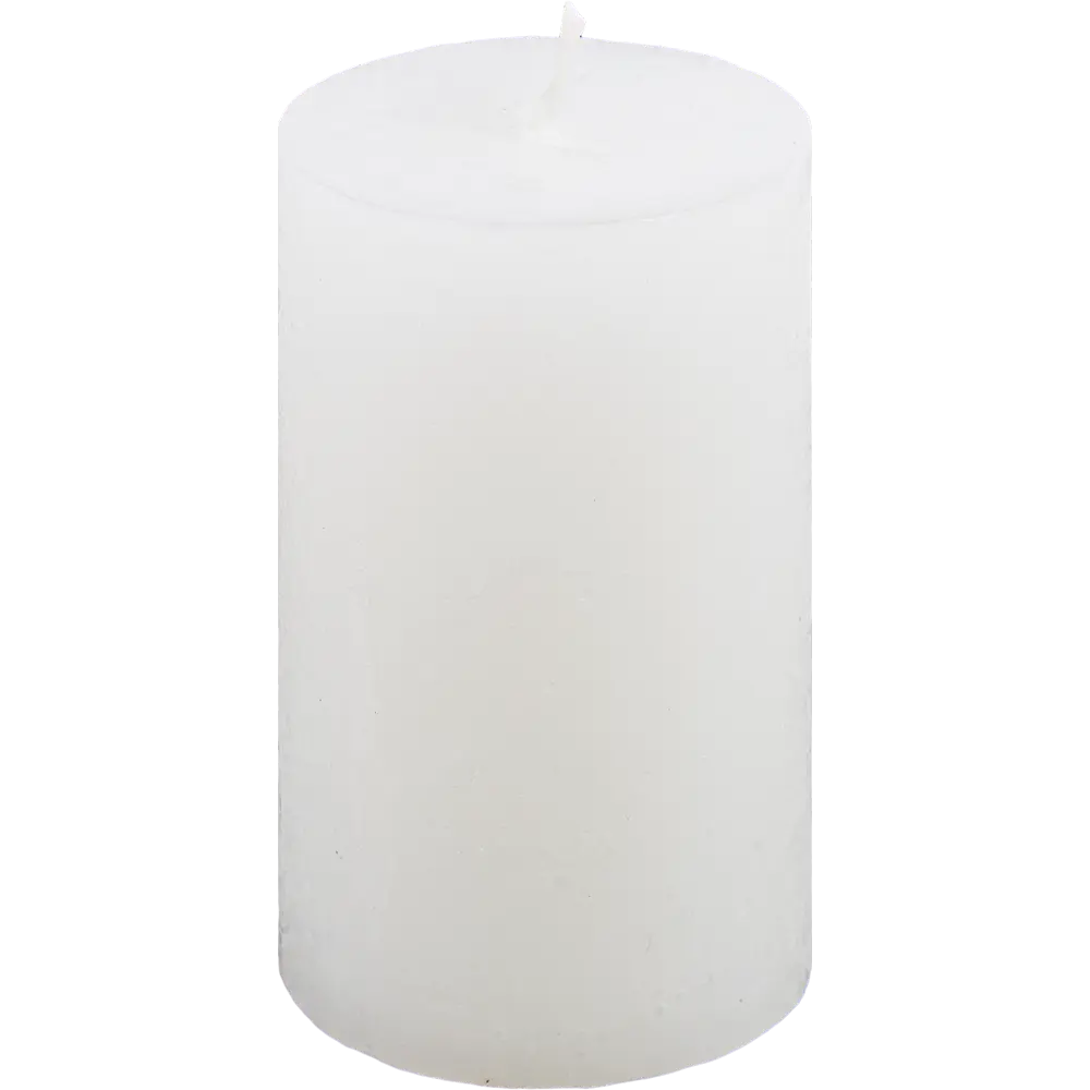 89369078 Свеча столбик ароматизированная Рустик белая 11 см STLM-0827370 Santreyd 