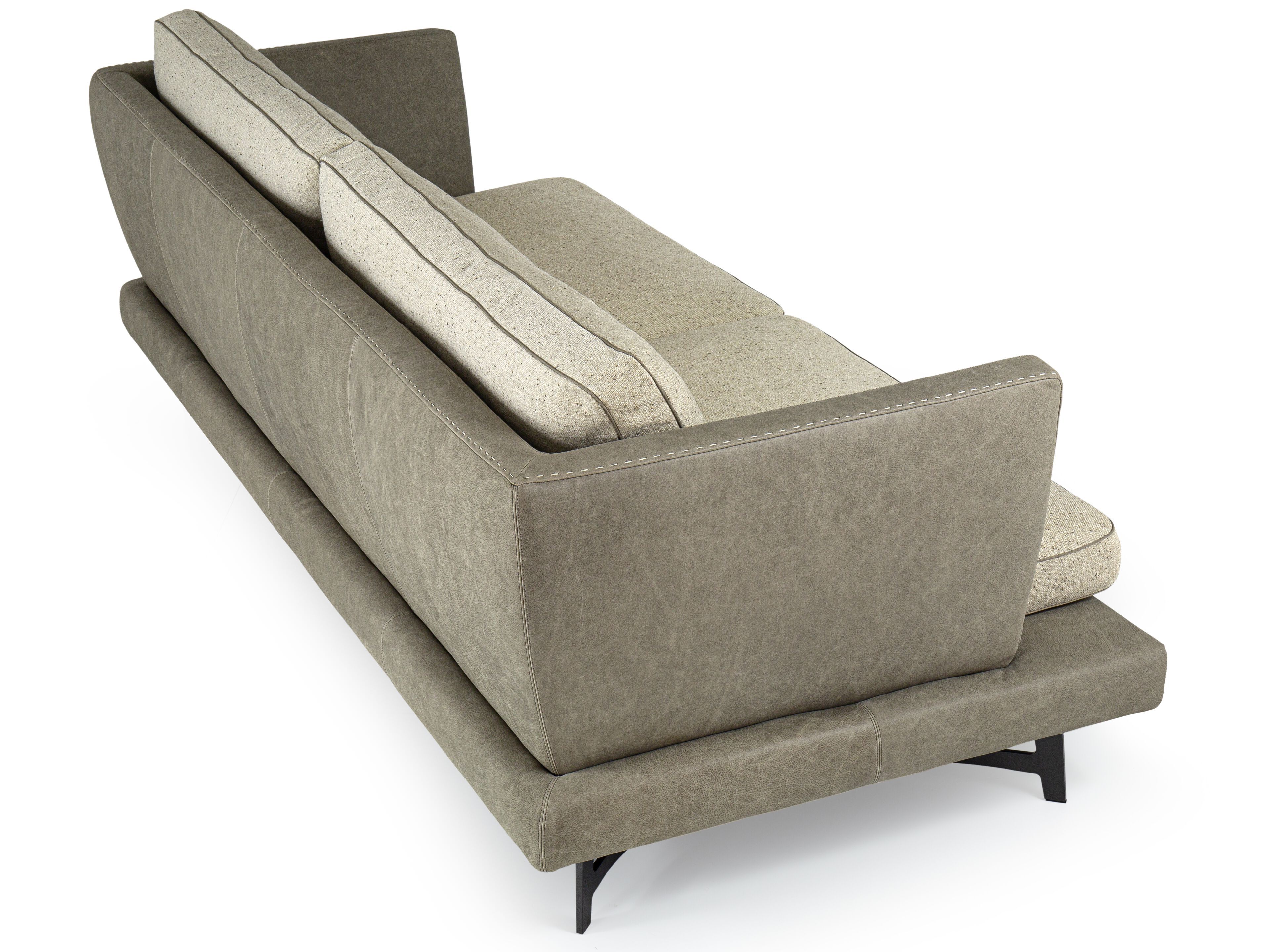 3-местный диван из ткани и кожи Borzalino MARTIN ARCH-00008448 - Вид №1