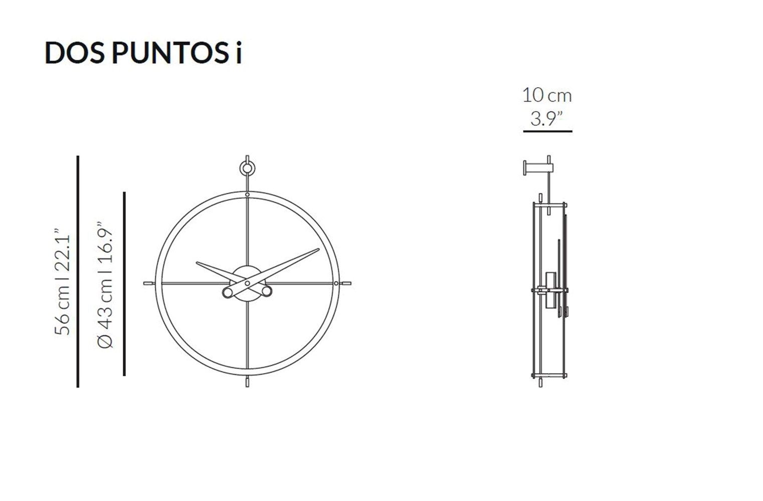 Деревянные настенные часы NOMON кольца ARCH-00130917 - Вид №3
