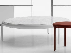 B&B Italia Круглый журнальный столик из мрамора Maru